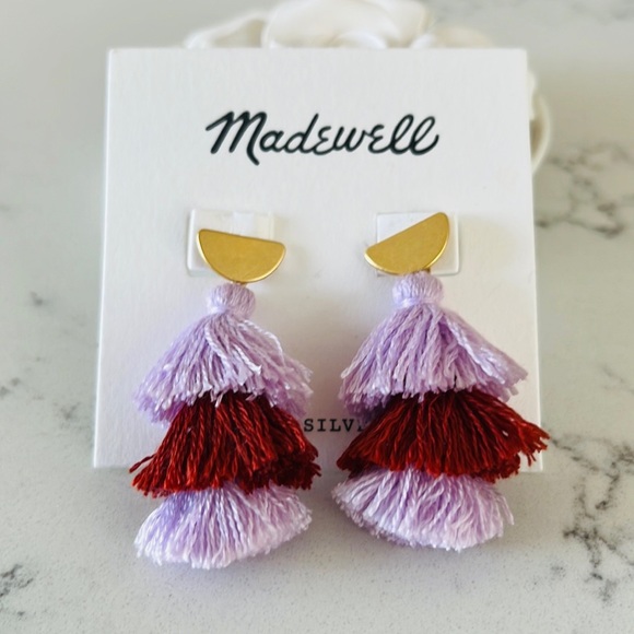 💖HP 5/2 💖Madewell tassel Woman’s Earrings - Picture 4 of 7